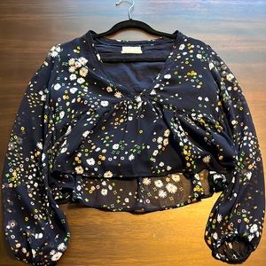 Cute blue blouse from urban outfitters